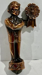 Vintage Trohpy Topper - Award of Excellence - Solid Metal - Bild 1 von 4