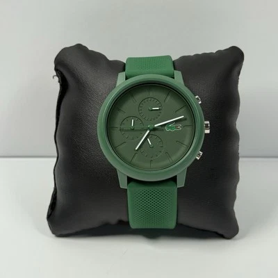 Lacoste 2011245 New Men's Watch Green Dial/Band Silicone Chronograph - Image 1 of 4