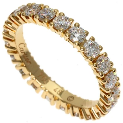 Anillo Cartier Destiny Diamante Eternidad Completa #48 Oro Amarillo K18 Damas [Usado] Foto 1 de 4