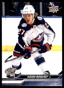 2023-24 Upper Deck Series 1 Adam Boqvist Rookie Columbus Blue Jackets #52