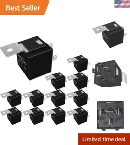 Hohe Kapazität 12V Relais Kit mit 5 Pin Konfiguration - 30/40A Bewertung, 12er Pack - Bild 1 von 9