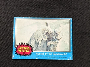 1977 Star Wars Series 1 Hunted By The Sandpeople! Card #20 - Picture 1 of 5