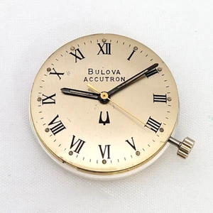 BULOVA ACCUTRON - Uhrwerk + Zifferblatt + Kristall + Rückendichtung & Haltering! - Bild 1 von 9