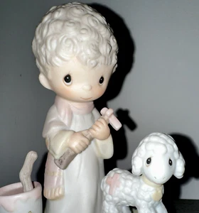 Figura 1981 Precious Memories "HIS SHEEP AM I" de Jonathan & David / Enesco - Imagen 1 de 11