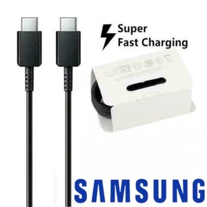 SAMSUNG EP-DA705BBEGWW Super Fast Charging & Data Sync Type C to C Cable Black - Picture 1 of 10