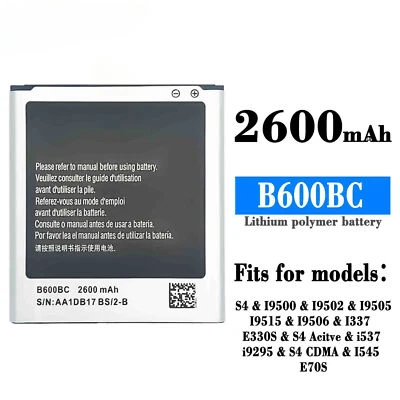 Batería de repuesto para Verizon Samsung Galaxy S4 SCH-I545 B600BC Foto 1 de 4