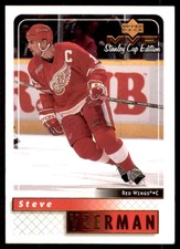 1999-00 UPPER DECK MVP STANLEY CUP EDITION STEVE YZERMAN DETROIT RED WINGS #65