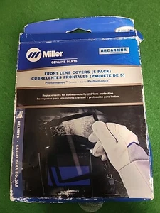 Genuine Miller 231921 Front Lens Cover (5 Pack) Lens Size 4 1/2" X 5" New - Picture 1 of 3