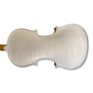 Unfinished Violin 4/4 One piece Flame Maple Spruce Top Handmade violin for DIY - Picture 1 of 8