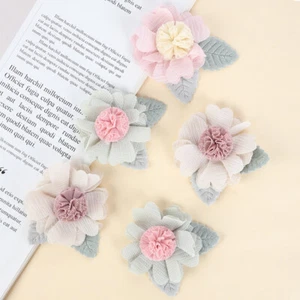 5 Stck. Süße Kamelie Blume Haarschmuck Zum Selbermachen Kostüm Haarspange Material Dekor - Bild 1 von 10