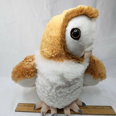 Búho de granero 12" Wild Republic peluche animal pájaro loro búho Foto 1 de 4