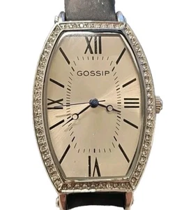 Gossip Quartz Womens Watch Dial Causal Watch GSP850 Leather Band New Battery - Picture 1 of 5