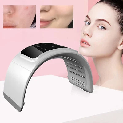 7 LED Face Mask Skin Rejuvenation Facial Skin Care & Tightening Lamp Beauty Spa - Image 1 of 4