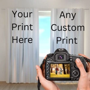 Vorhang maßgeschneidert mit jedem Druck, maßgeschneidert blind mit Ihrem Bild, jede Größe - Bild 1 von 9