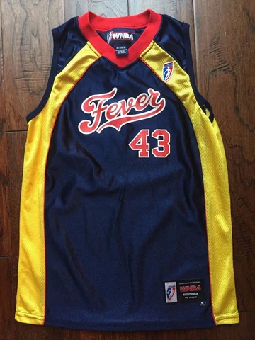 WNBA INDIANA  FEVER #43 Alicia Thompson YOUTH JERSEY Sz YOUTH Medium Texas Tech Cover