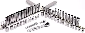 67 Piece Mixed Craftsman Socket Lot. Wrench 1/4th Drive Metric SAE Rails. 003515 - Bild 1 von 20