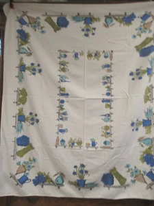 Mantel vintage especias y hierbas granja 52 X 58 - Imagen 1 de 7