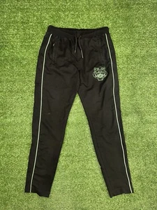 Kenzo Sweatpants Large Black Pocket Drawstring Joggers Tiger Logo Designer Mens - Picture 1 of 6