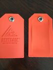 2 X Renegade Adventurer Luggage Labels With Privacy Covers But No Ties