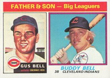 1976 Topps #66 Gus Bell / Buddy Bell F&S   Card TCCCX
