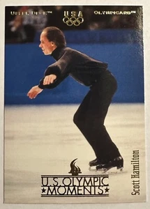 1996 Upper Deck USA Olympicard Scott Hamilton #74 Eiskunstlauf Olympiade - Bild 1 von 2