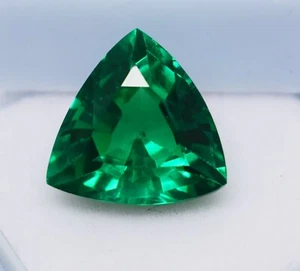 Natural 10.55 CT  Green Sapphire Ceylon  Certified Loose Gemstone - Picture 1 of 4
