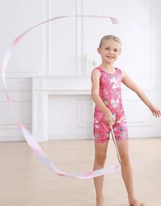 Size 5-6 Y. Leotard for Girls Gymnastics Sparkly Tumbling Unitards with... - Picture 1 of 13
