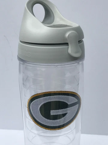 Tervis NFL Green Bay Packers Emblem  Individual Water Bottle with Gray Lid 24oz Cover