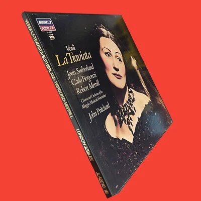 Verdi - La Traviata  Joan Sutherland Carlo Bergonzi Pritchard 2 Box Set Opera - Image 1 of 4