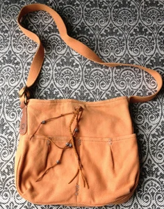 Lucky Brand Messenger Crossbody Bag Orange Clemson - Picture 1 of 4