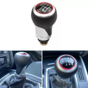 6 Speed Manual Gear Shift Knob Lever Stick For Audi A4 B7 8E 8H 2004-2008 - Picture 1 of 11