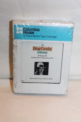 NEW Bing Crosby SEALED 8 Track TAPE Collection Volume II 18C 35094 Foto 1 de 3