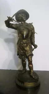 Vintage Don Caesar Bronze Metal Statue 19.25” Tall - Picture 1 of 6