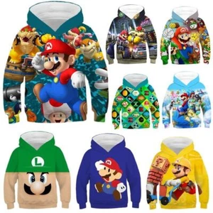 Unisex Pullover Anime Hoodie Sweatshirt Hooded Sweater Casual Tops - Picture 1 of 45