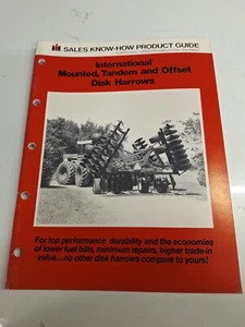 IH International Sales Know-How Product Guide Tandem & Offset Disk Harrows - Picture 1 of 5