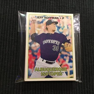 (10) 2016 TOPPS HERITAGE MINOR LEAGUE #119 JEFF HOFFMAN CARD LOT ROCKIES - Picture 1 of 1
