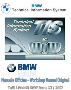 TIS 2007 Raccolta Manuali Officina Service Repair BMW & MINI Italiano - Foto 1 di 6