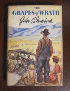 The Grapes of Wrath by John Steinbeck First Edition First Printing 1939 DJ Nice! - Picture 1 of 24