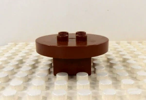 Lego Duplo Item Table (Round) dk brown - Picture 1 of 2