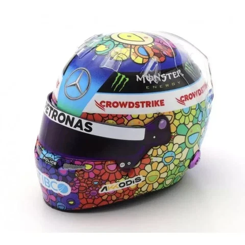 1/5 scale Spark Helmet Lewis Hamilton 2022 Japanese GP Murakami takashi New Cover