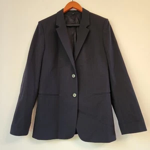 Helmut Lang, Women's Blazer Size 6, 2 front Buttons, 4 Cuff Buttons, Academia - Picture 1 of 18