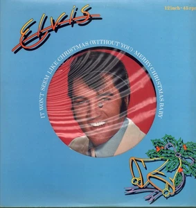 Elvis Presley It Won't Seem Like Christmas 12" vinyl UK Rca 1979 limited edition - Picture 1 of 4