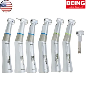 US BEING Dental 4:1 1:1 Manipolo Bassa Velocità Fibra Ottica Contra Angolo NSK KaVo - Foto 1 di 52