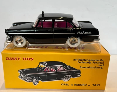 Dinky Toys Atlas Opel Rekord Taxi RIF. 546 Nero - Immagine 1 di 2