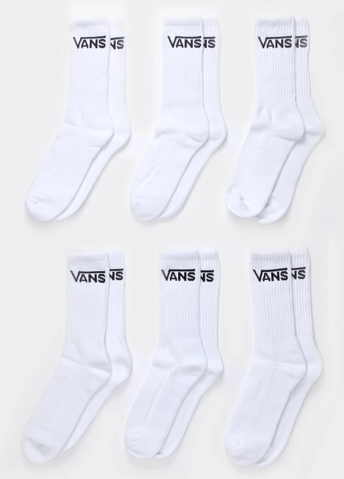 Paquete de 6 calcetines clásicos Vans mezcla de algodón media pantorrilla Foto 1 de 1