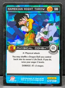 2016 Panini Dragon Ball Z Risveglio Namecciano Lancio Destro FOIL Prizm #S86 quasi nuovo - Foto 1 di 2