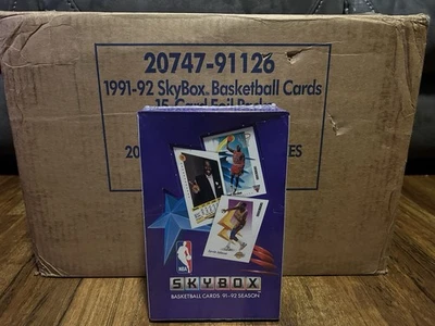 91-92 Skybox NBA 篮球密封盒全新迈克尔乔丹魔术师约翰逊封面 — 第 1/4 张图片
