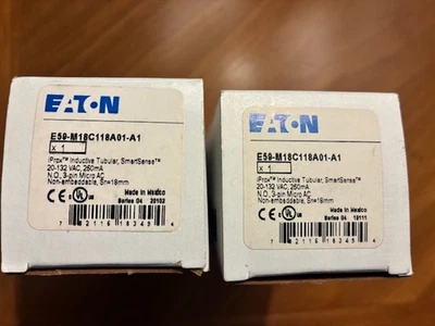 "NEW" EATON E59-M18C118A01-A1 INDUCTIVE PROXIMITY SENSOR - Image 1 of 2