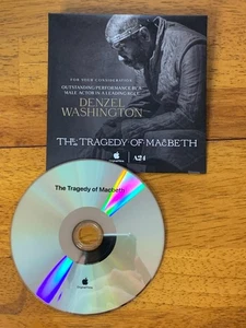 The Tragedy of Macbeth FYC DVD Full Length Movie Screener 2021 Denzel Washington - Foto 1 di 2