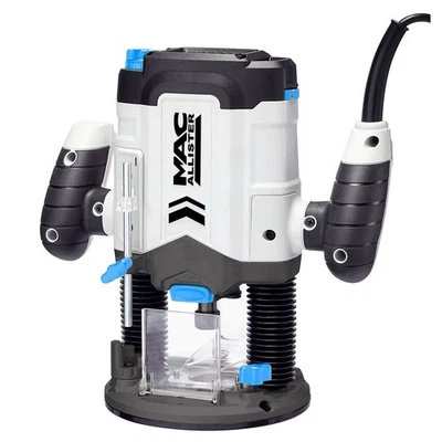 Mac Allister Router Fixed Corded Electric MR1200 Depth Adjustment Variable Speed - Image 1 of 2